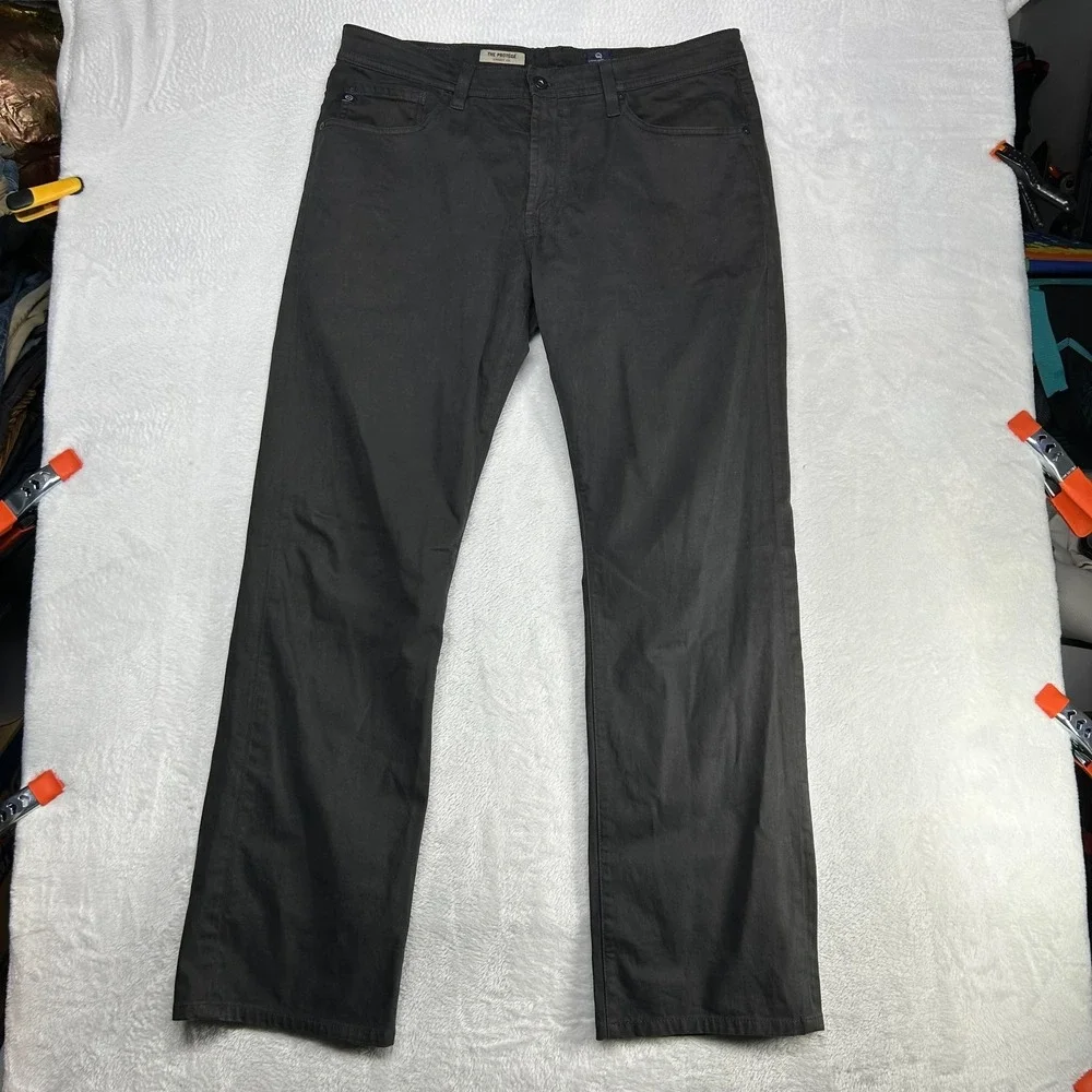 AG Adriano Goldschmied The Protégé Straight Leg Pants Men's Dark‎ Gray - 36X32